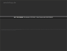 Tablet Screenshot of amslshop.de